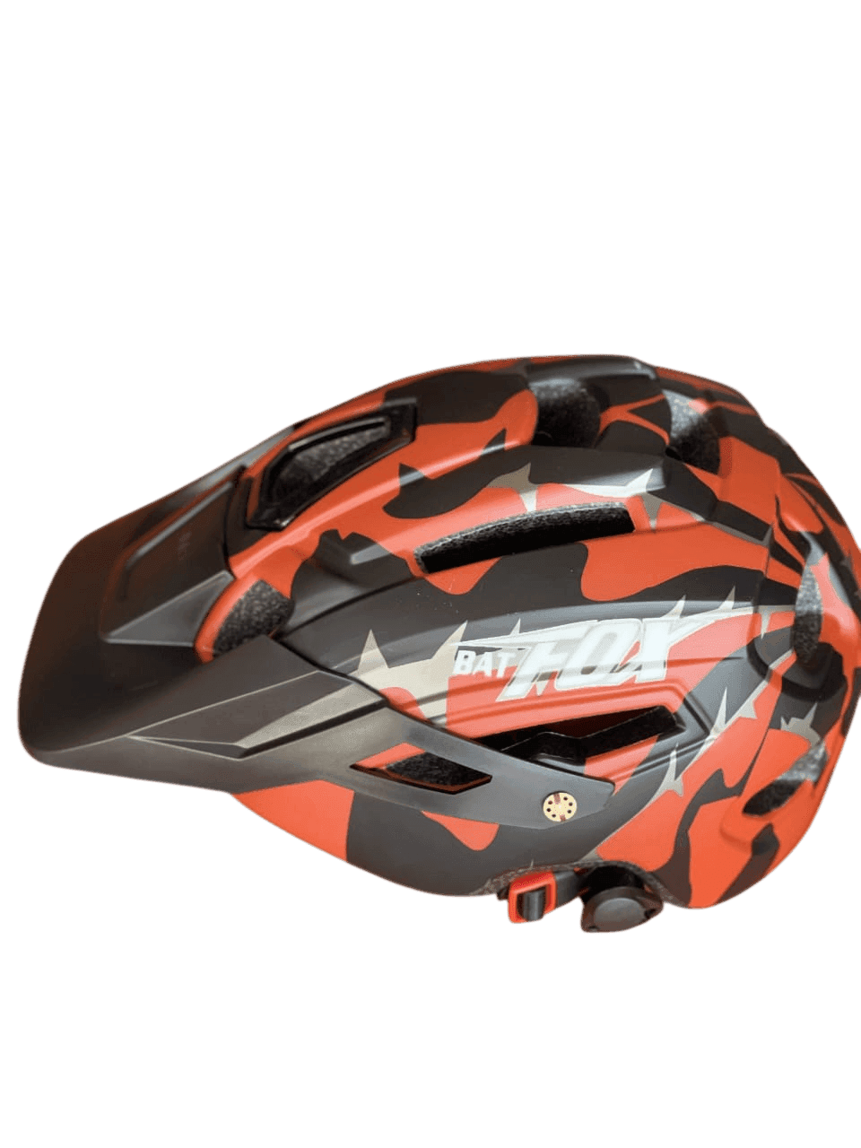BATFOX Black Orange Helmet