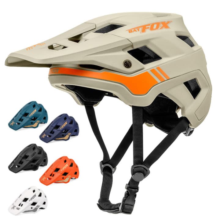 BATFOX White Orange Helmet
