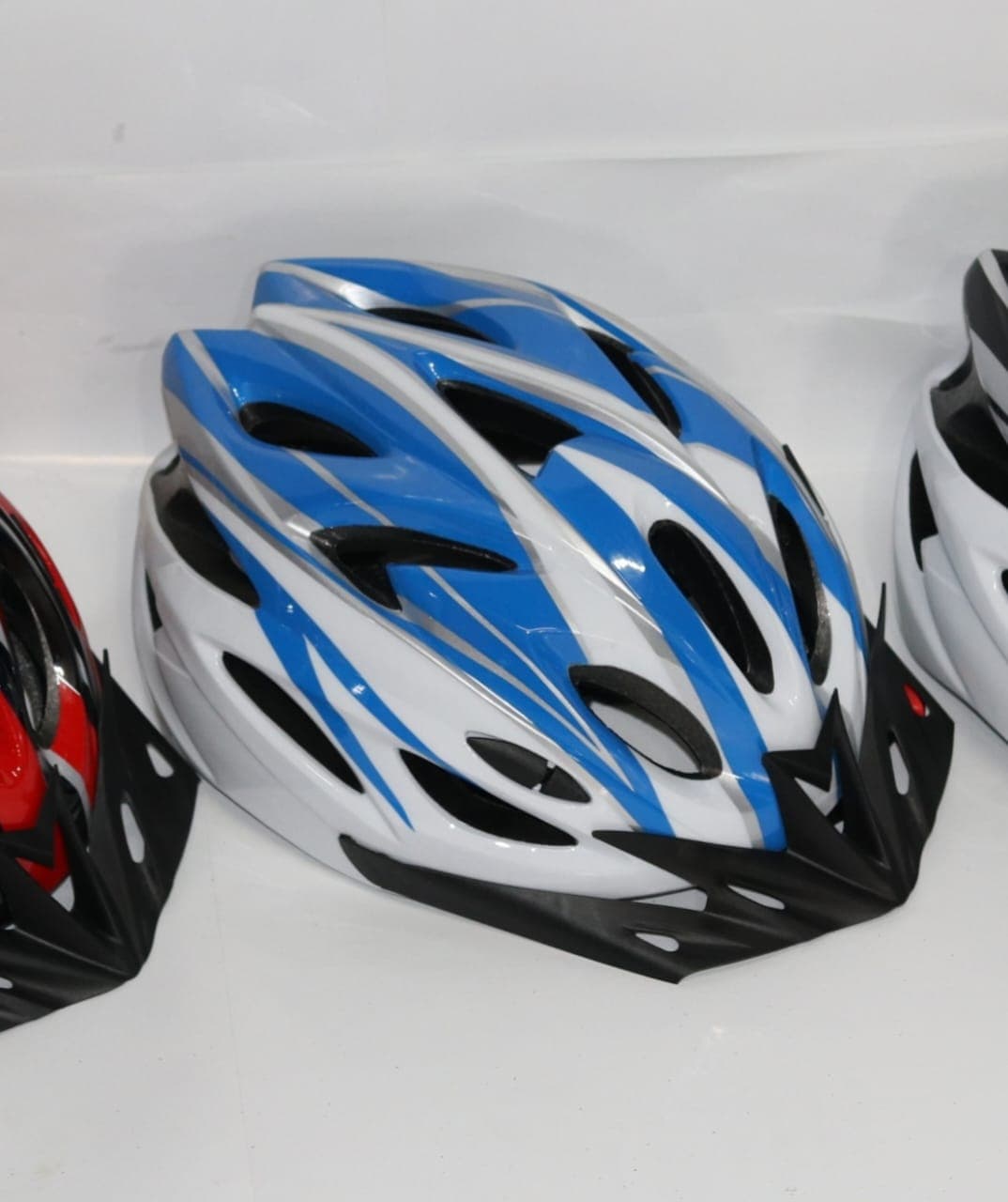 Blue White Helmet