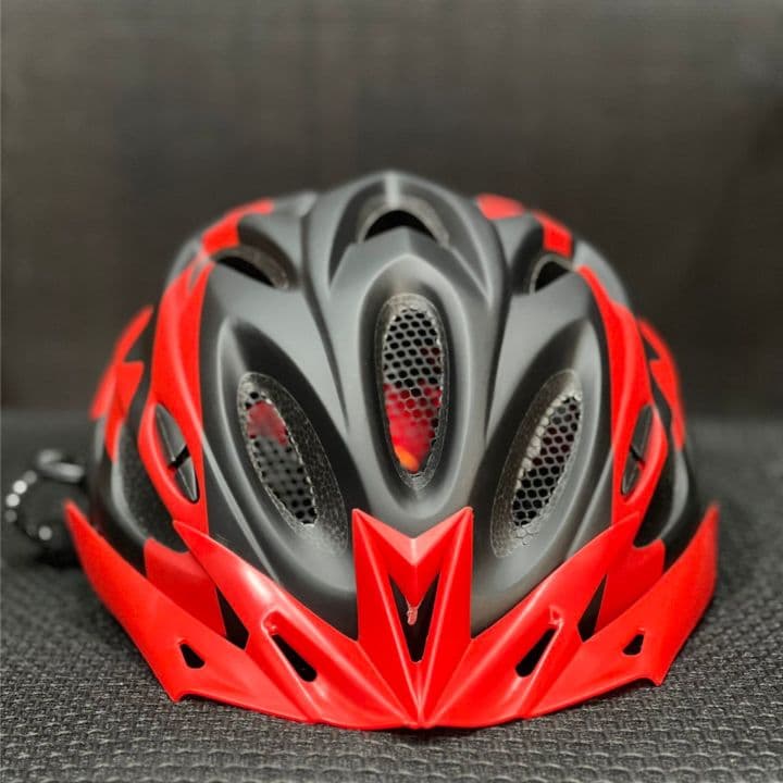 Red Black Helmet